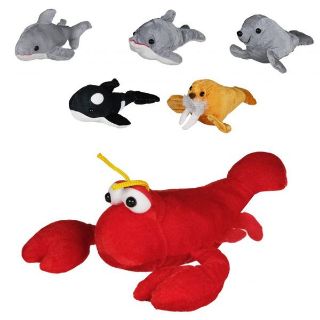 Obrázek z Mořská zvířátka plyš 15cm, 6dr 